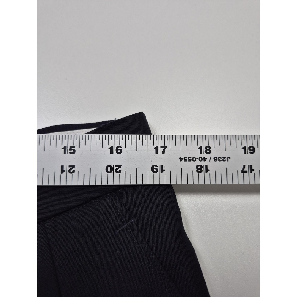 MIKO DAVIZZO Dress Pants Mens 34x36 Blue Wool Pleated Straight Unhemmed NWT - Picture 7 of 11